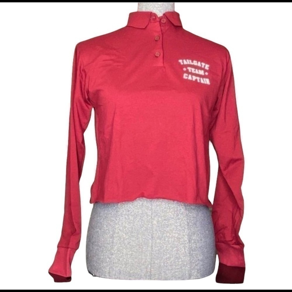 NWT Freeze "tailgate team captain" crop top size XS